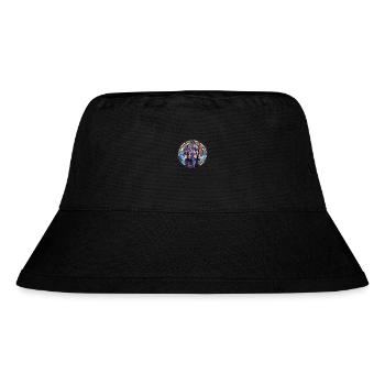Cierny Sery Dog Breed Stained Glass Colorful Water - Stanley/Stella Recycled Bucket Hat - black - Front