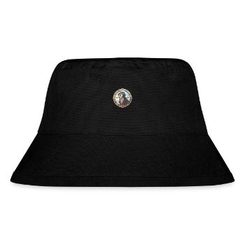 Portugiesischer Schäferhund Hunderasse Buntglasfarbe - Stanley/Stella recycelter Bucket Hat - Schwarz - Vorne