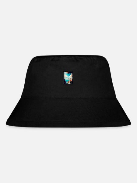 Split Kroatien Vintage Reiseposter WPA Souvenir - Stanley/Stella recycelter Bucket Hat - Schwarz