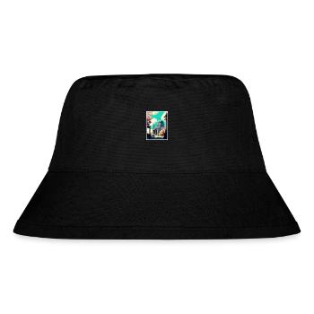 Berlin Deutschland Vintage Reiseposter WPA Souvenir - Stanley/Stella recycelter Bucket Hat - Schwarz - Vorne