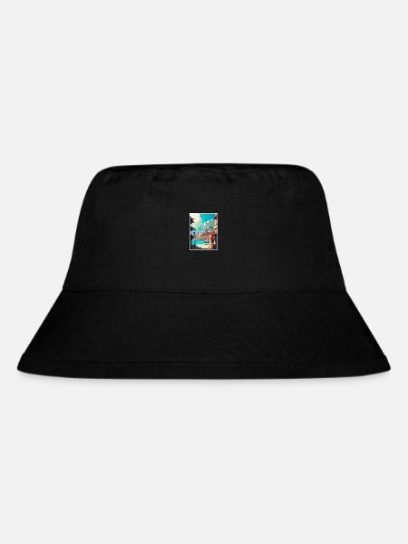 Adana Turkey Vintage Travel Poster WPA Souvenir - Stanley/Stella Recycled Bucket Hat - black