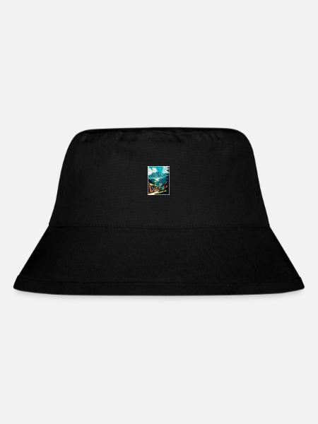 Garmisch Partenkirchen Deutschland Reiseplakat - Stanley/Stella recycelter Bucket Hat - Schwarz