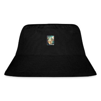 Poznan European Poland Vintage Travel Poster WPA - Stanley/Stella Recycled Bucket Hat - black - Front