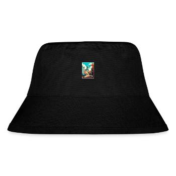 Utrecht Decoration Netherlands Travel Poster - Stanley/Stella Recycled Bucket Hat - black - Front