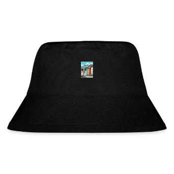 Innsbruck Austria Vintage Travel Poster Souvenir - Stanley/Stella Recycled Bucket Hat - black - Front