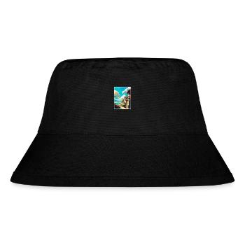 Kırsehir Türkei Vintage Reiseposter WPA Souvenir - Stanley/Stella recycelter Bucket Hat - Schwarz - Vorne
