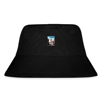Antwerp Belgium Vintage Travel Poster WPA Souvenir - Stanley/Stella Recycled Bucket Hat - black - Front