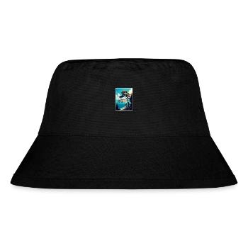 Vis Island Croatia Vintage Travel Poster Souvenir - Stanley/Stella Recycled Bucket Hat - black - Front