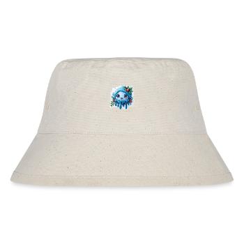Schneeflocke für Kinder - Stanley/Stella recycelter Bucket Hat - Naturweiß - Vorne