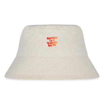 Geistlich bin ich auf der Scholastic Book Fair - Stanley/Stella recycelter Bucket Hat - Naturweiß - Vorne