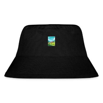 Glacier Express Switzerland Vintage Travel Poster - Stanley/Stella Recycled Bucket Hat - black - Front