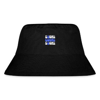 Finlande Finlande Finlande Groovy Vibe - Bob recyclé Stanley/Stella - noir - Devant