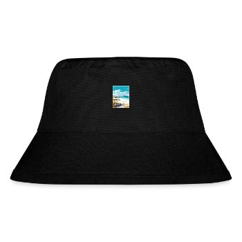 Luskentrye Beach Isle Of Harris Reiseposter - Stanley/Stella recycelter Bucket Hat - Schwarz - Vorne