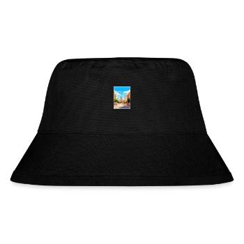 Valencia Spain Vintage Travel Poster WPA Souvenir - Stanley/Stella Recycled Bucket Hat - black - Front