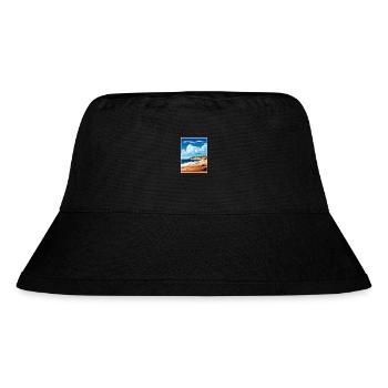 Sagres Portugal Vintage Travel Poster WPA Souvenir - Stanley/Stella Recycled Bucket Hat - black - Front