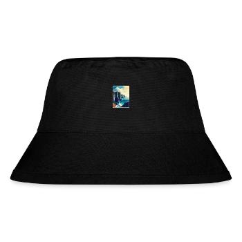 Cliffs Of Moher Irland Vintage Reiseposter WPA - Stanley/Stella recycelter Bucket Hat - Schwarz - Vorne