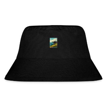 Cliffs Of Moher Irland Vintage Reiseposter WPA - Stanley/Stella recycelter Bucket Hat - Schwarz - Vorne
