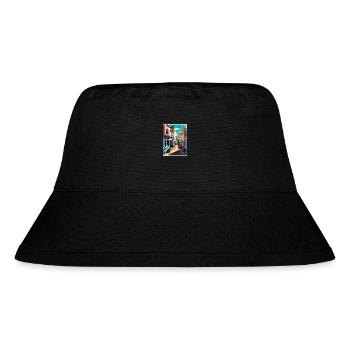 Folkestone England Kent Vintage Reiseposter WPA - Stanley/Stella recycelter Bucket Hat - Schwarz - Vorne