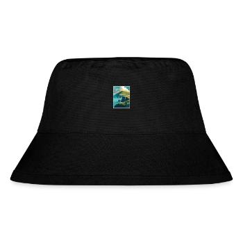Dingle Halbinsel Irland Vintage Reiseposter WPA - Stanley/Stella recycelter Bucket Hat - Schwarz - Vorne