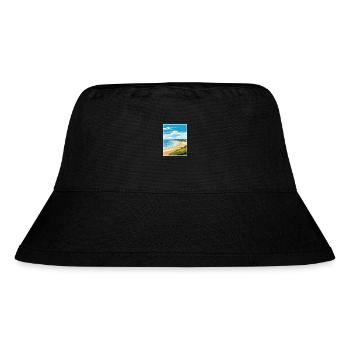 Portstewart Strand Ireland Vintage Travel Poster - Stanley/Stella Recycled Bucket Hat - black - Front