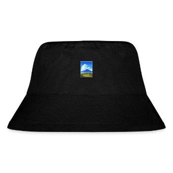 Pico Island Portugal Vintage Reiseposter WPA Kunst - Stanley/Stella recycelter Bucket Hat - Schwarz - Vorne