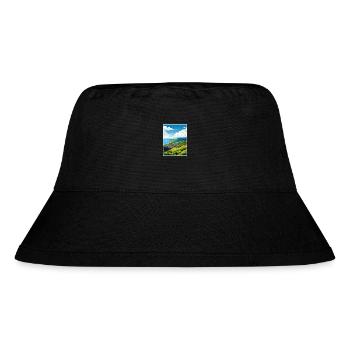 Madeira Portugal Vintage Reiseposter Souvenir - Stanley/Stella recycelter Bucket Hat - Schwarz - Vorne