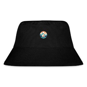 Bär Aquarell Karikatur Kawaii Haustier Tier Bunt - Stanley/Stella recycelter Bucket Hat - Schwarz - Vorne