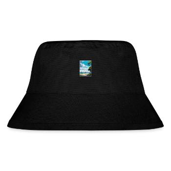 Dartford England Kent Vintage Reiseposter WPA - Stanley/Stella recycelter Bucket Hat - Schwarz - Vorne
