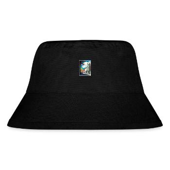 Faversham England Kent Vintage Reiseposter WPA - Stanley/Stella recycelter Bucket Hat - Schwarz - Vorne