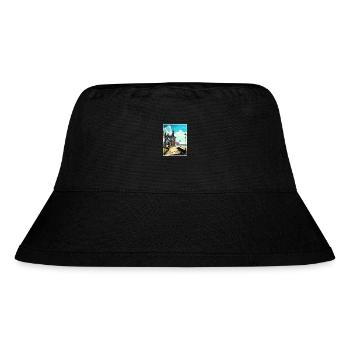 Herne Bay England Kent Vintage Reiseposter WPA - Stanley/Stella recycelter Bucket Hat - Schwarz - Vorne