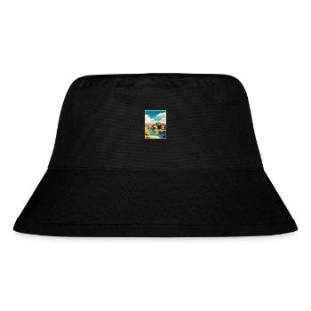 Newark On Trent England Vintage Travel Poster WPA - Stanley/Stella Recycled Bucket Hat - black - Front