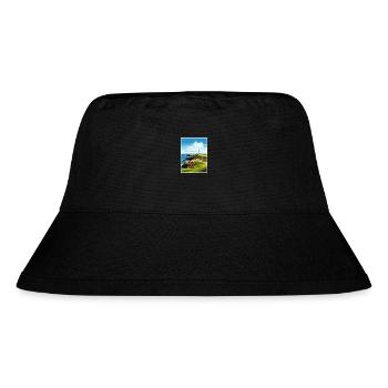 Lizard Point England Vintage Travel Poster WPA Art - Stanley/Stella Recycled Bucket Hat - black - Front