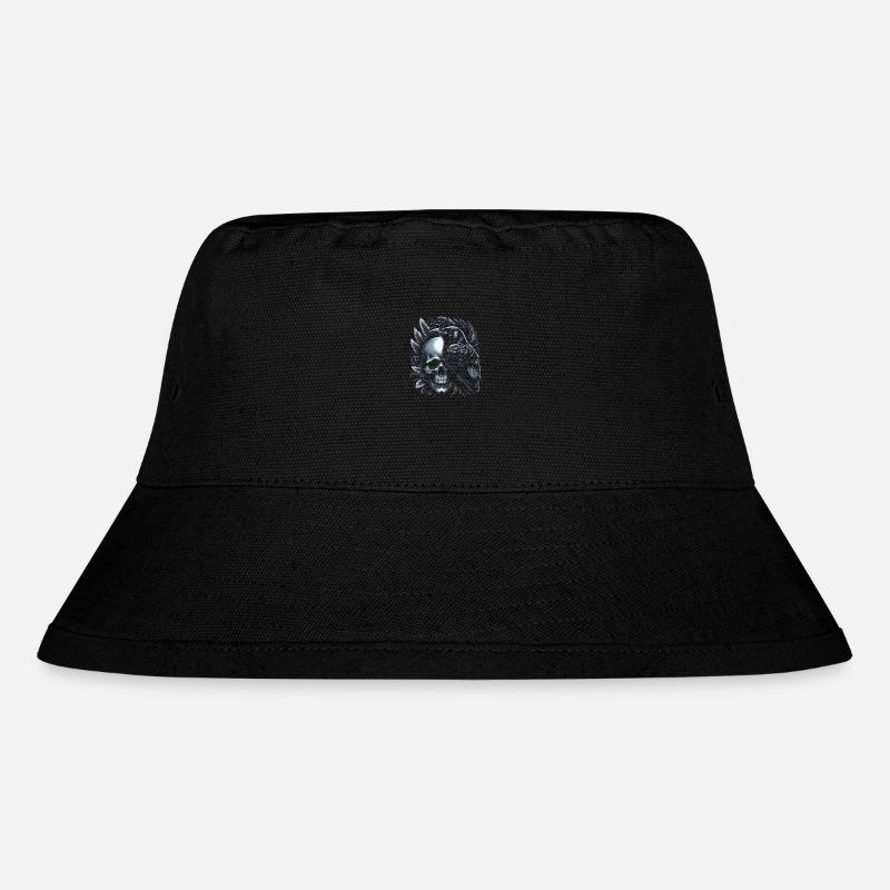 Das Geheimnis des Raben - Stanley/Stella recycelter Bucket Hat - Schwarz