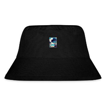 Monterey Bay California Vintage Travel Poster WPA - Stanley/Stella Recycled Bucket Hat - black - Front