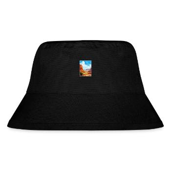 Canyonlands National Park Vintage Travel Poster - Stanley/Stella Recycled Bucket Hat - black - Front