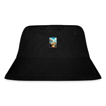 Coronado National Forest Arizona Travel Poster - Stanley/Stella Recycled Bucket Hat - black - Front