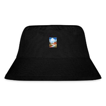Hot Springs National Park Vintage Travel Poster - Stanley/Stella Recycled Bucket Hat - black - Front