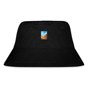 Canyonlands National Park Vintage Travel Poster - Stanley/Stella Recycled Bucket Hat - black - Front