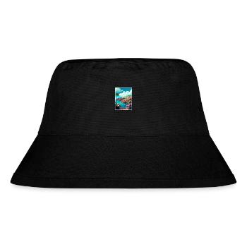 Catalina Island California Vintage Travel Poster - Stanley/Stella Recycled Bucket Hat - black - Front
