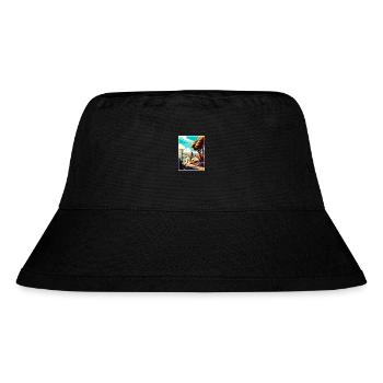 San Luis Obispo California Vintage Travel Poster - Stanley/Stella Recycled Bucket Hat - black - Front