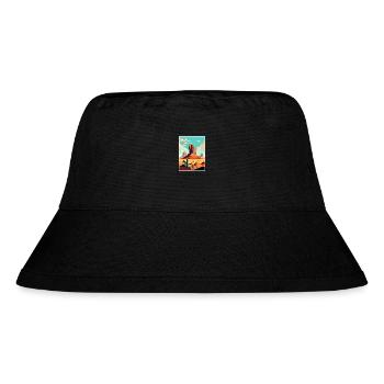 Monument Valley Arizona Wüste Reiseposter - Stanley/Stella recycelter Bucket Hat - Schwarz - Vorne