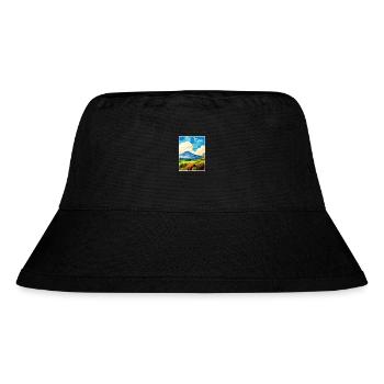 Hawai Vulkane Nationalpark Reiseposter - Stanley/Stella recycelter Bucket Hat - Schwarz - Vorne