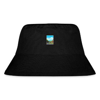 San Jose California Vintage Travel Poster Souvenir - Stanley/Stella Recycled Bucket Hat - black - Front