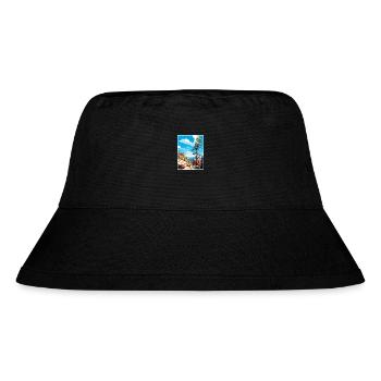 Mount Lemmon Arizona Vintage Reiseposter WPA Kunst - Stanley/Stella recycelter Bucket Hat - Schwarz - Vorne