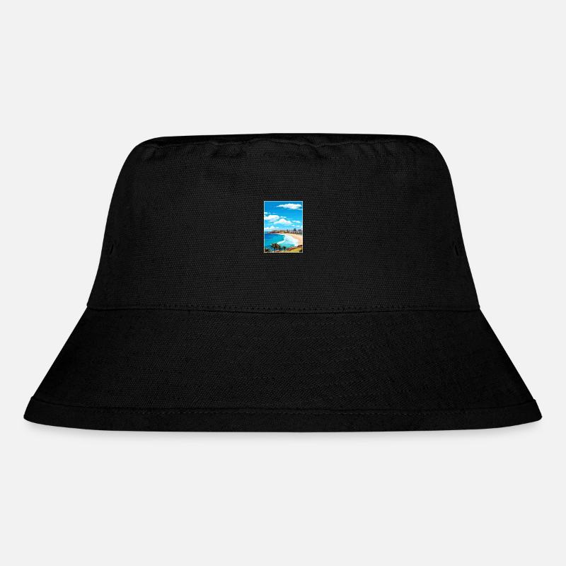 Bondi Beach Australien Vintage Reiseposter WPA - Stanley/Stella recycelter Bucket Hat - Schwarz