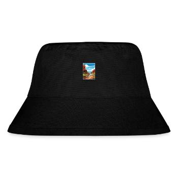 Karijini Nationalpark Australien Reiseposter - Stanley/Stella recycelter Bucket Hat - Schwarz - Vorne