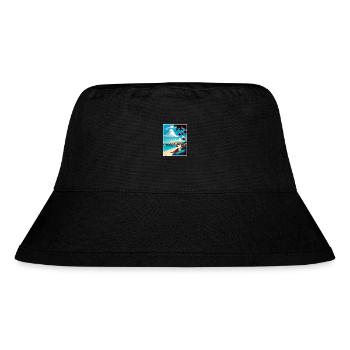 Mornington Halbinsel Australien Reiseposter - Stanley/Stella recycelter Bucket Hat - Schwarz - Vorne