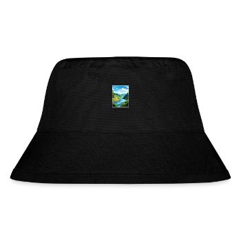 Tal der Giganten Baumwipfelpfade Reiseposter - Stanley/Stella recycelter Bucket Hat - Schwarz - Vorne