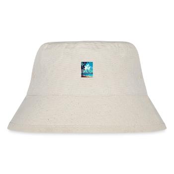 Perth Australien Vintage Reiseposter WPA Souvenir - Stanley/Stella recycelter Bucket Hat - Naturweiß - Vorne