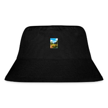 Königlicher Botanischer Garten Vintage-Reiseposter WPA-Kunst - Stanley/Stella recycelter Bucket Hat - Schwarz - Vorne